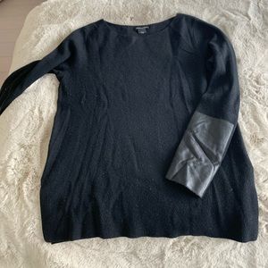 Black Wool Club Monaco Sweater